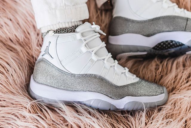 jordan 11 metallic silver outfit