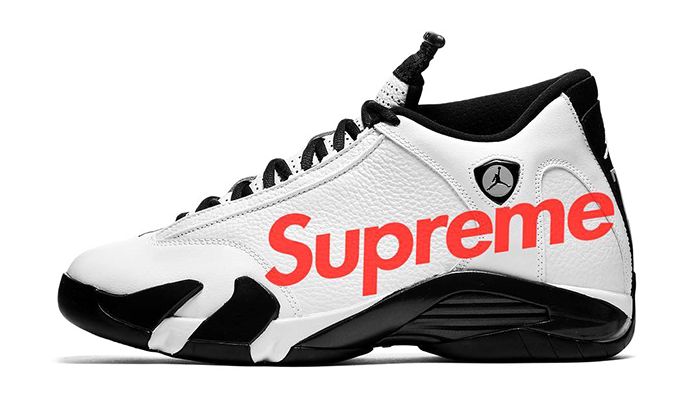 A close Look at Supreme's Nike Jordan 14 - The Rabbit Society