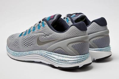 Nike Lunarglide4 Wolf Grey Heel 1