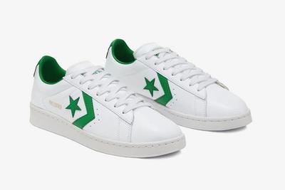 Converse Pro Leather Ox Green Pair