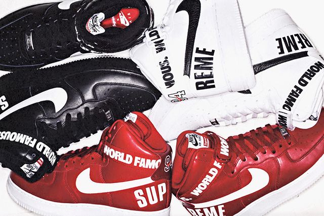 Supreme X Nike Air Force 1 Collection - Sneaker Freaker