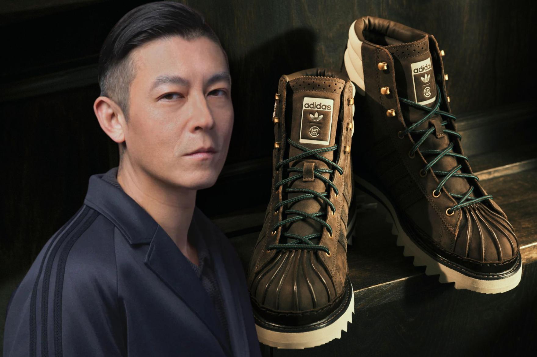 CLOT founder Edison Chen with adidas Pro Model boots