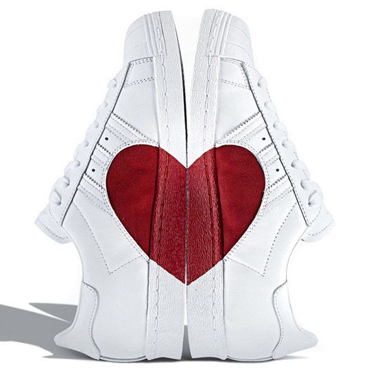 adidas shoes with hearts