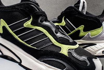 Adidas Temper Run Black Grey Neon 3