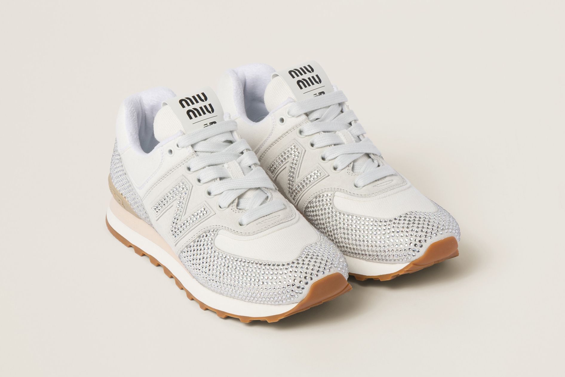 Would You Cop This $1690 Crystal-Embellished Miu Miu x New Balance
