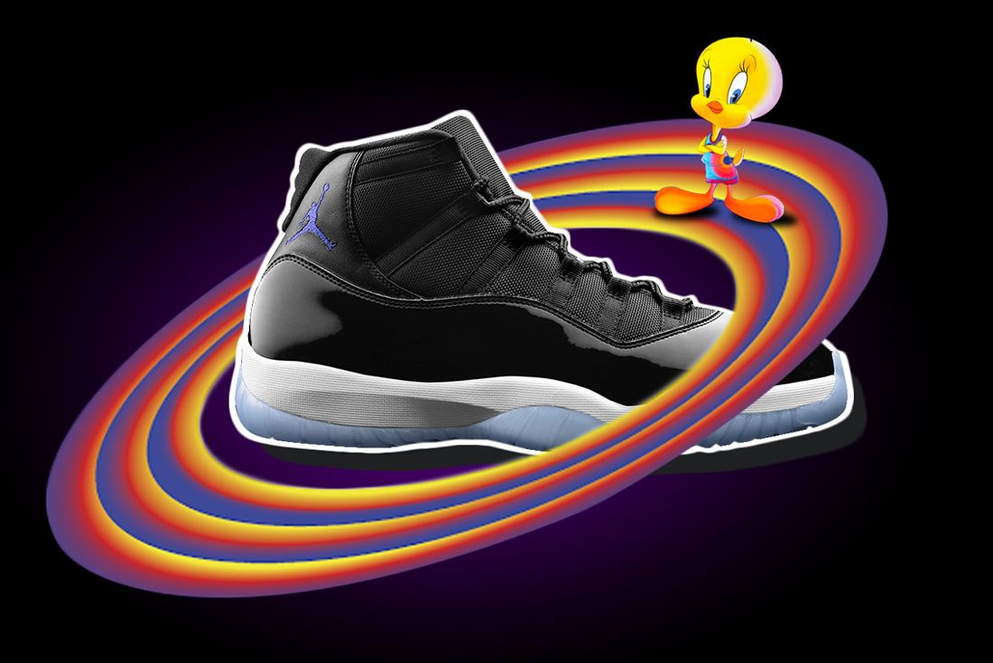 how much are jordan 11 space jams worth