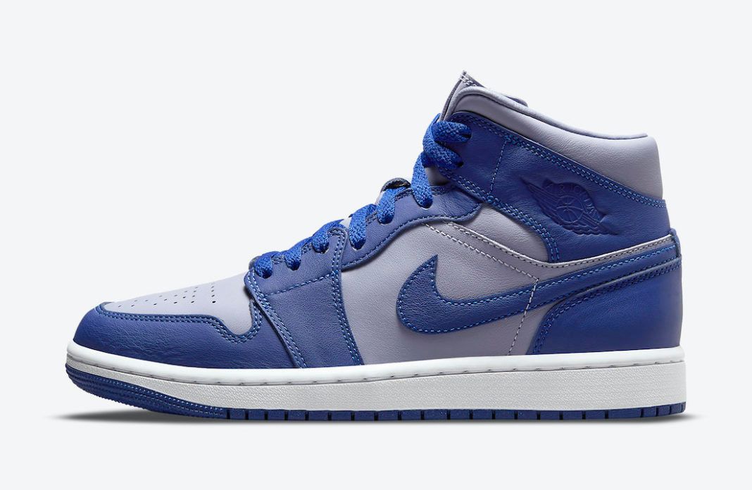 The Air Jordan 1 Mid is Here to Stay in Blue and Grey