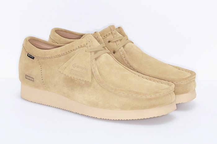 Supreme Tap GORE-TEX and Vibram for FW19 Clarks Wallabees 