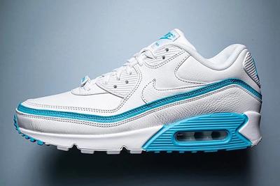 Undefeated Nike Air Max 90 White Left Sideshot