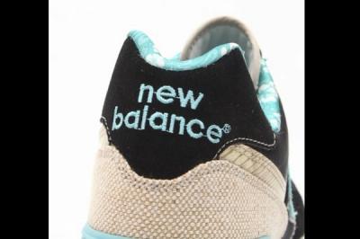 New Balance 574 Floral Hemp Pack Baby Blue And Navy Heel 1