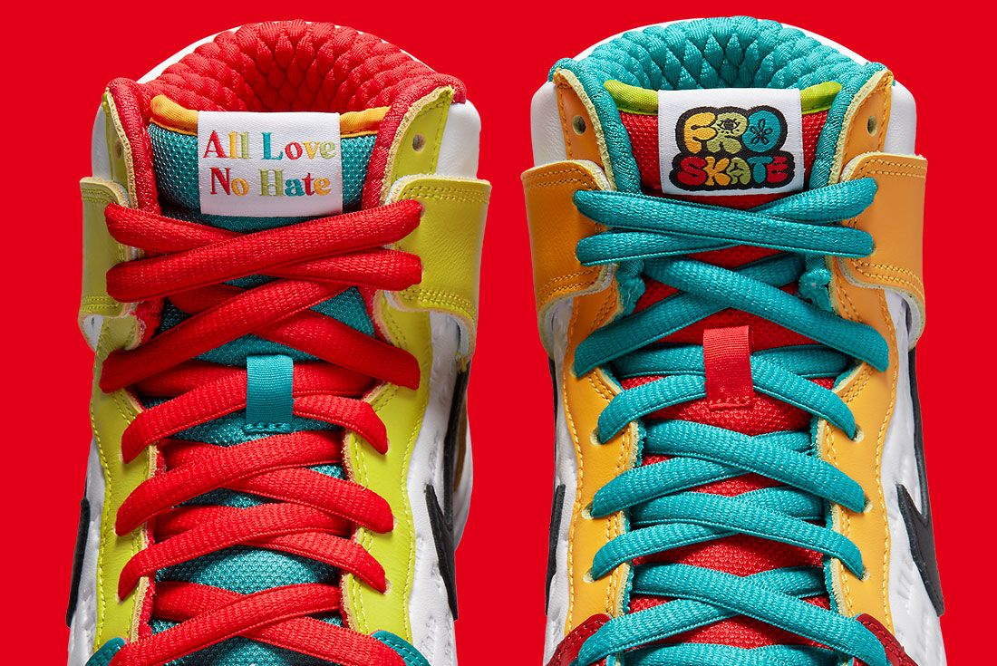 Where to Buy the froSkate x Nike SB Dunk High 'All Love, No Hate ...