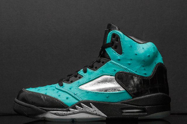 Custom Air Jordan 5 Tiffany Jbf Customs