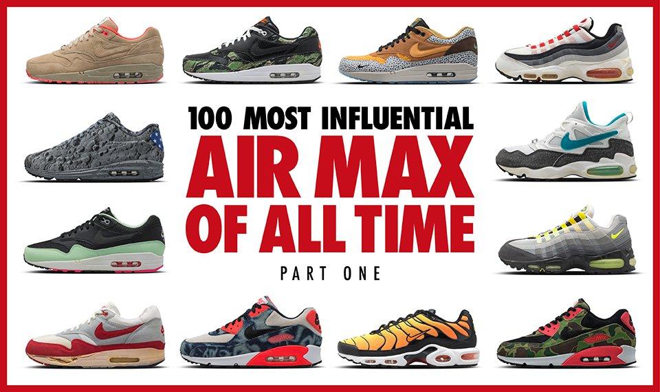 100 Most Influential Air Max Of All 