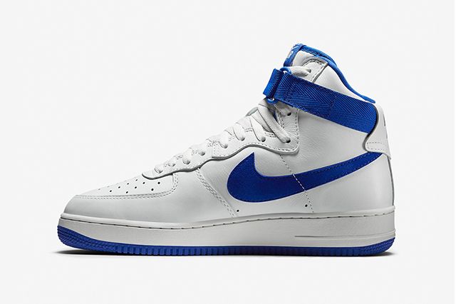Nike Air Force 1 High (Summit White/Royal Blue) - Releases