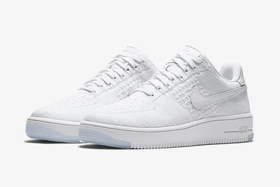 Nike Air Force 1 Low Flyknit White On White9