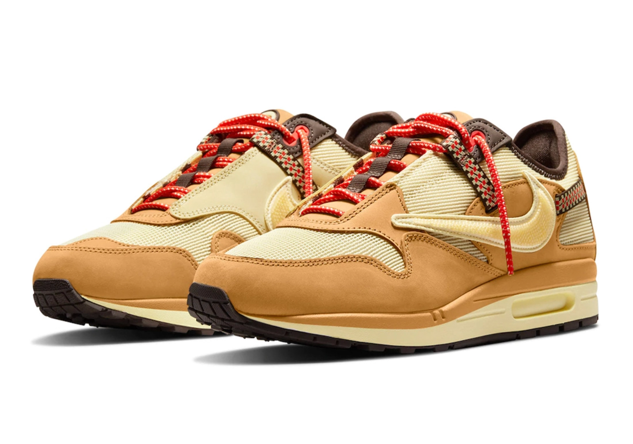 Revealed and Sold Out! Travis Scott x Nike Air Max 1 'Wheat