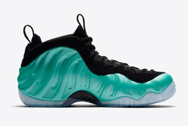 nike foamposite island green