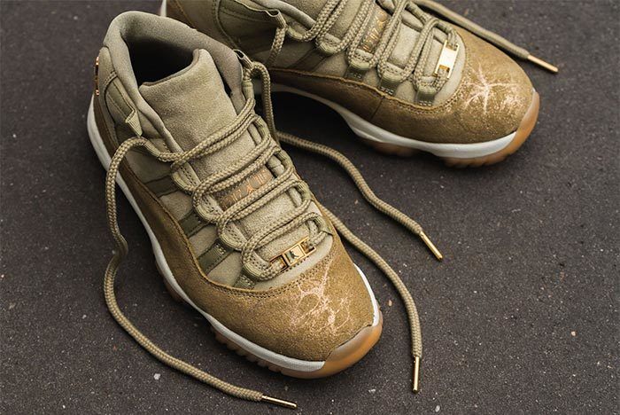 The Air Jordan 11 Bears Fruit with Neutral Olive Drop Releases