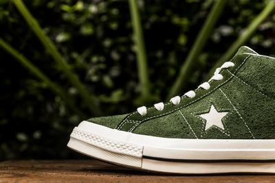 Converse One Star Mid Shadow Green 5