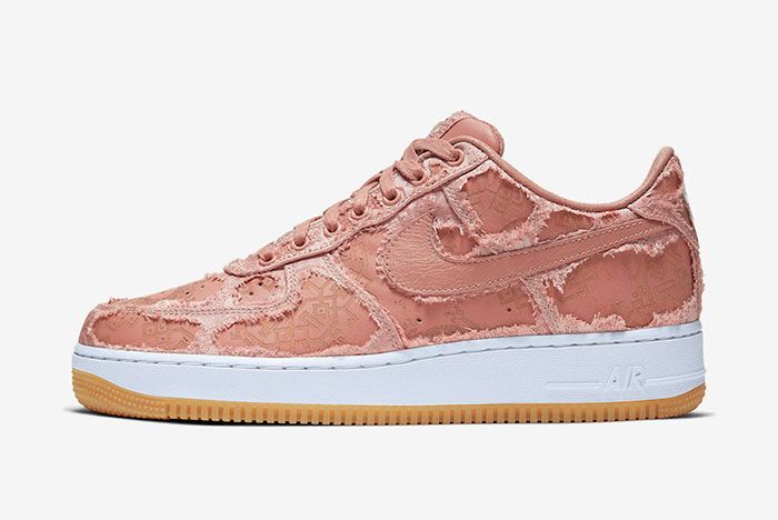 Clot Nike Air Force 1 Rose Gold Cj5290 600 Tearaway Lateral