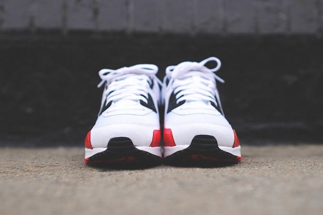 Nike Air Max 90 (White/Red/Black) - Releases