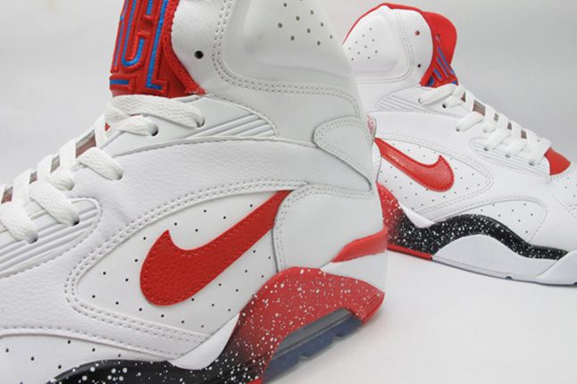 Nike Air Force 180 White Hyper Red Photo Blue Speckle 1