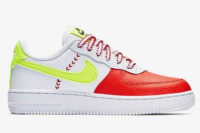 Nike Air Force 1 Red Green Right
