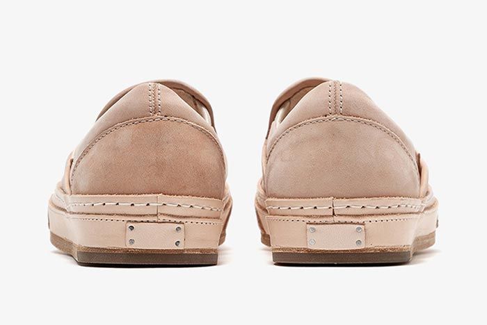 Hender Scheme Vans Slip On Beige Heel Shot