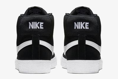 Nike Sb Blazer Mid Black White 5