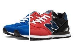 New balance unisex-erwachsene 574 clearance pique polo pack sneakers rot