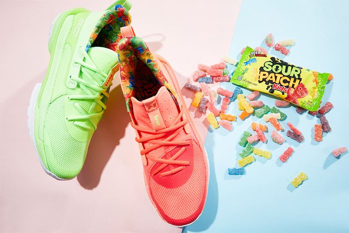 Sour Patch Kids Under Armour Curry 7 Lime Peach Release Date Hero