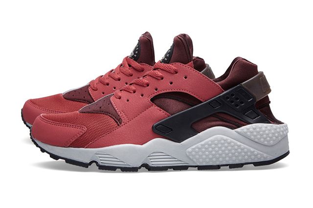 burgundy huaraches