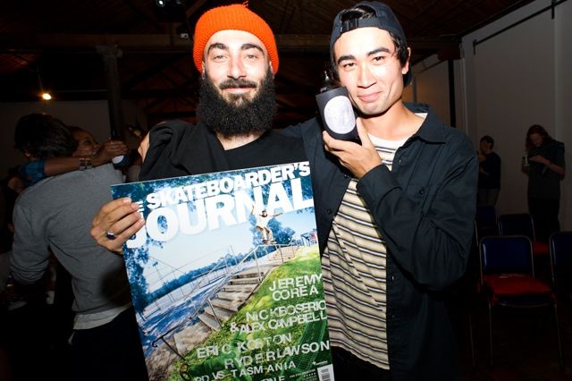 Nick Boserio Receives His Skateboarders Journal Cover 1