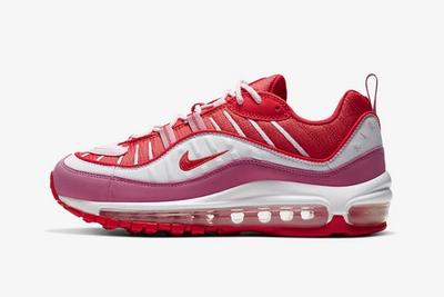 Nike Air Max 98 Pink Red Lateral