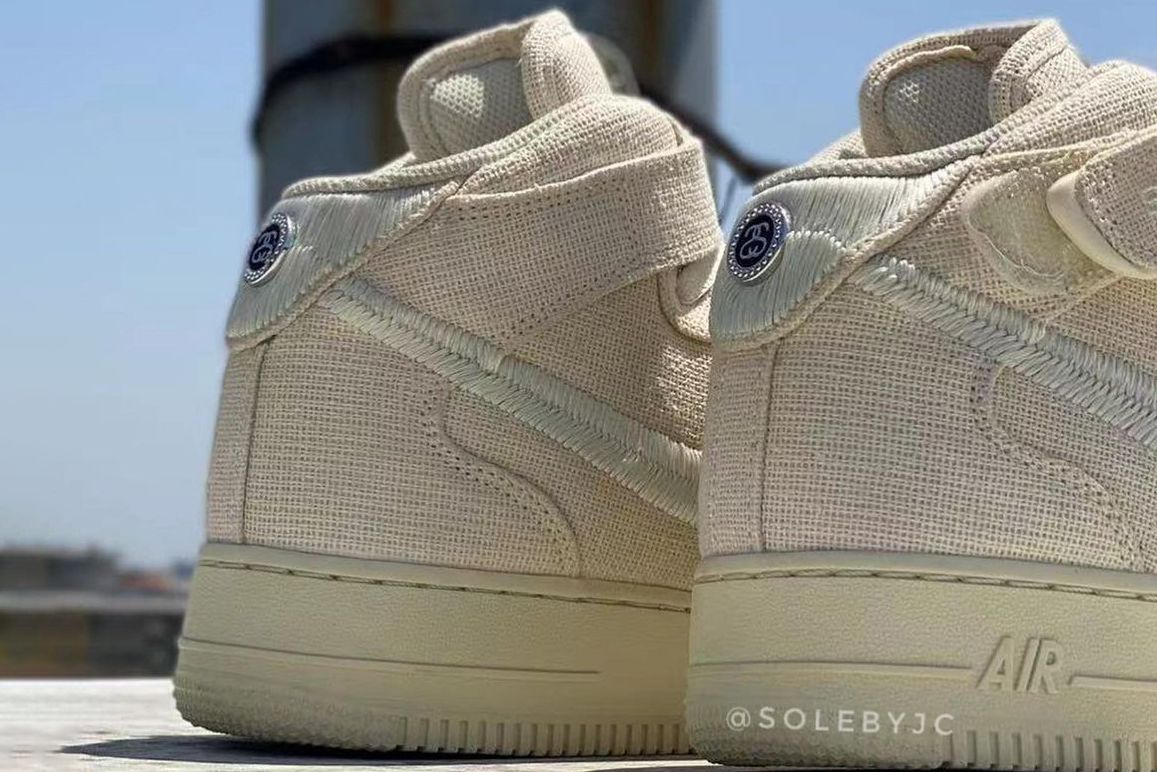 A 'Fossil' Colourway Joins the Stussy x Nike Air Force 1 Mid Pack