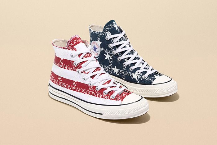 Jw Anderson Converse Chuck 70 American Flag Release Date Pair