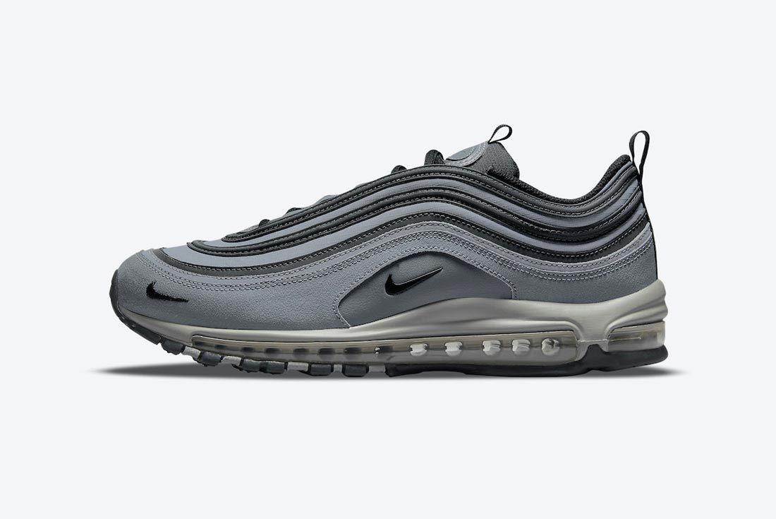 nike air max 97 black white silver