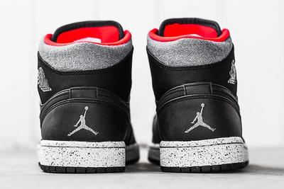 Air Jordan 1 Mid Black Cement4