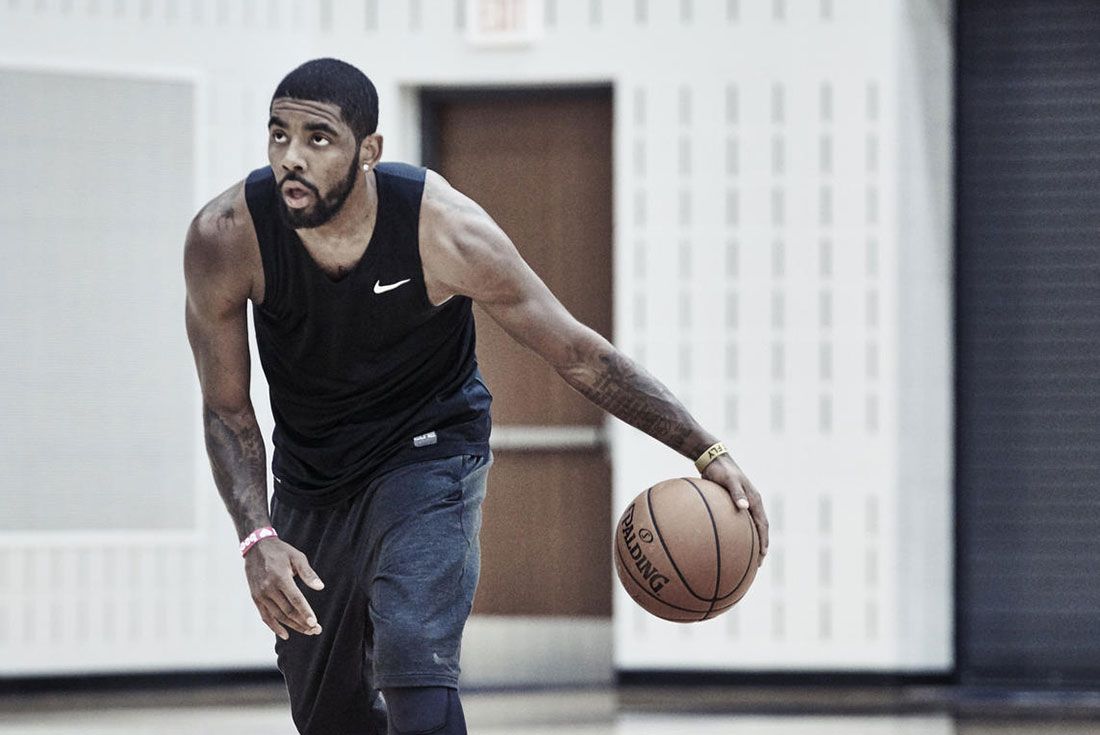 Kyrie Irving Nike Official Pic Dribbling