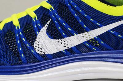 Nike Lunar One Blue Volt Side Details 1