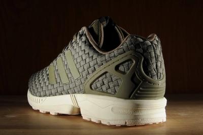 Adidas Zx Flux Reflective Weave Olive 7