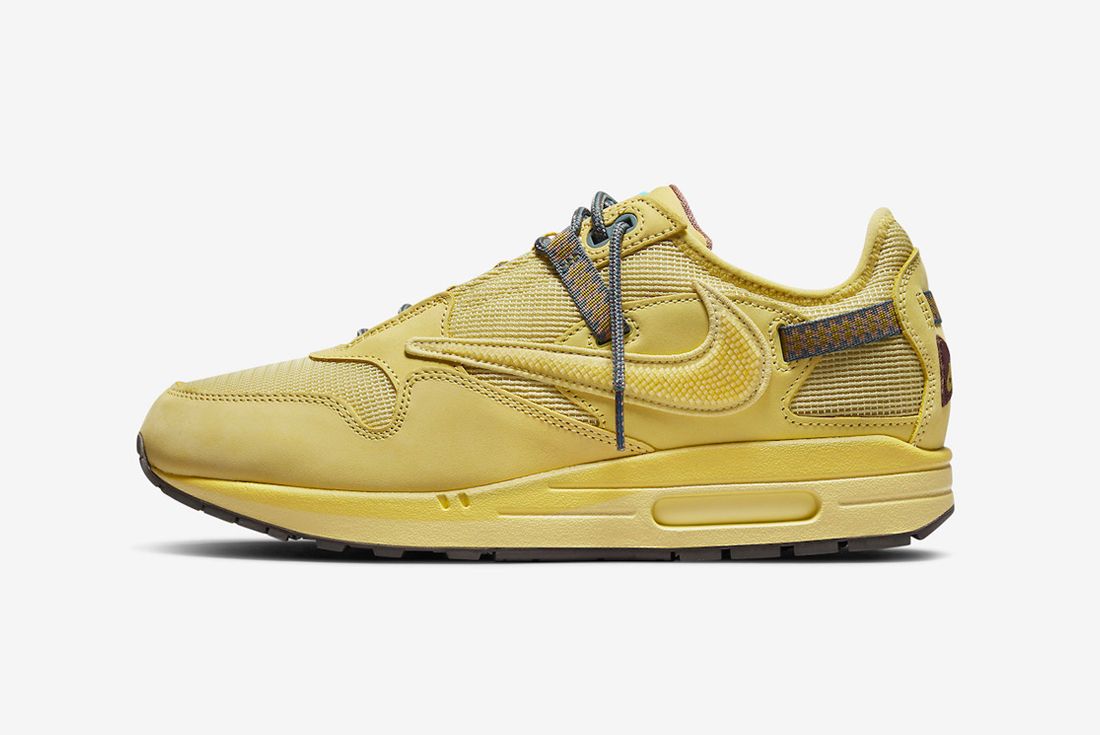Revealed and Sold Out! Travis Scott x Nike Air Max 1 'Wheat 