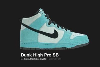 Nike Dunk High Sb Ice Green 2004 1