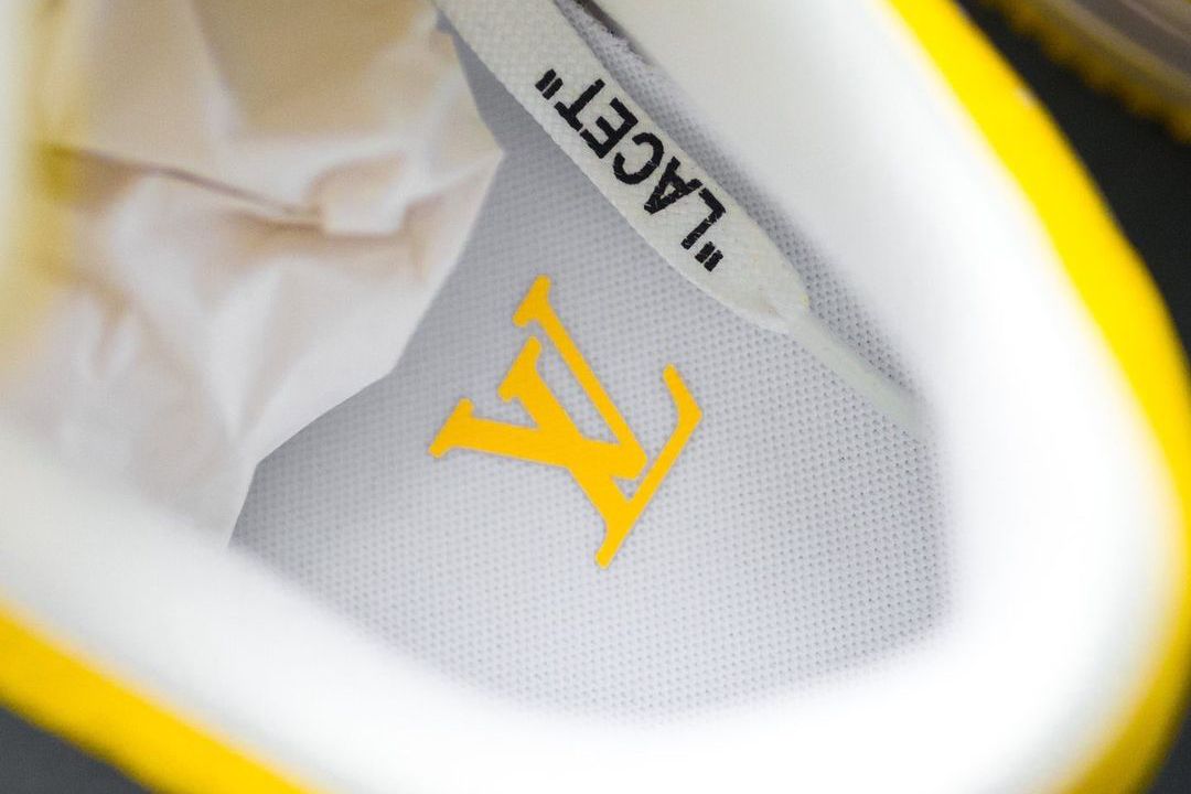 Louis Vuitton x Nike Air Force 1 Yellow