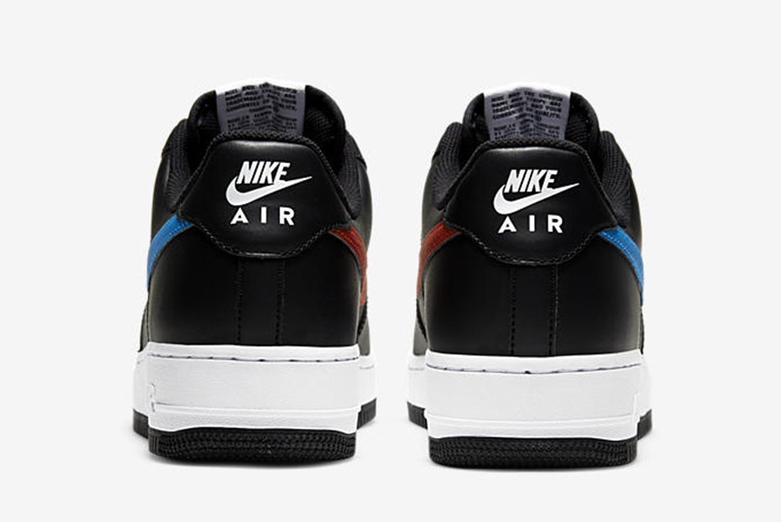 nike air force 1 with blue swoosh