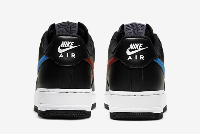 Nike Prep an Air Force 1 Low with Red and Blue Swooshes - Sneaker Freaker