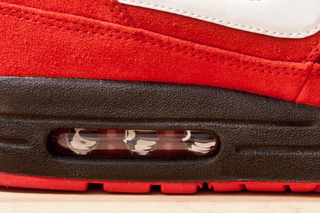 Nike Air Max 1 Prm Red Blk Detail 1