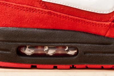 Nike Air Max 1 Prm Red Blk Detail 1