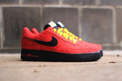 Nike Air Force 1 University Red Paisley 1