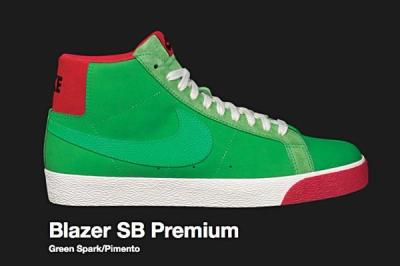 Nike Green Spark Blazer Sb 2009 1